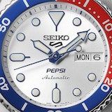 Seiko 5 Sports Seiko 5 Sports PEPSI Limited Editions Mens Watch Silver