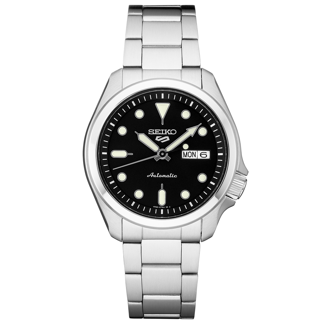 Seiko 5 Sports 5 Sports 40mm Mens Watch Black Seiko 5 Sports 5 Sports 40mm Mens Watch Black