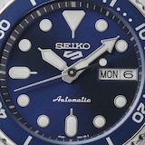 Seiko 5 Sports 5 Sports SKX 'Street Denim' 38mm Mens Bracelet Watch Blue