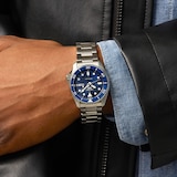Seiko 5 Sports 5 Sports SKX 'Street Denim' 38mm Mens Bracelet Watch Blue