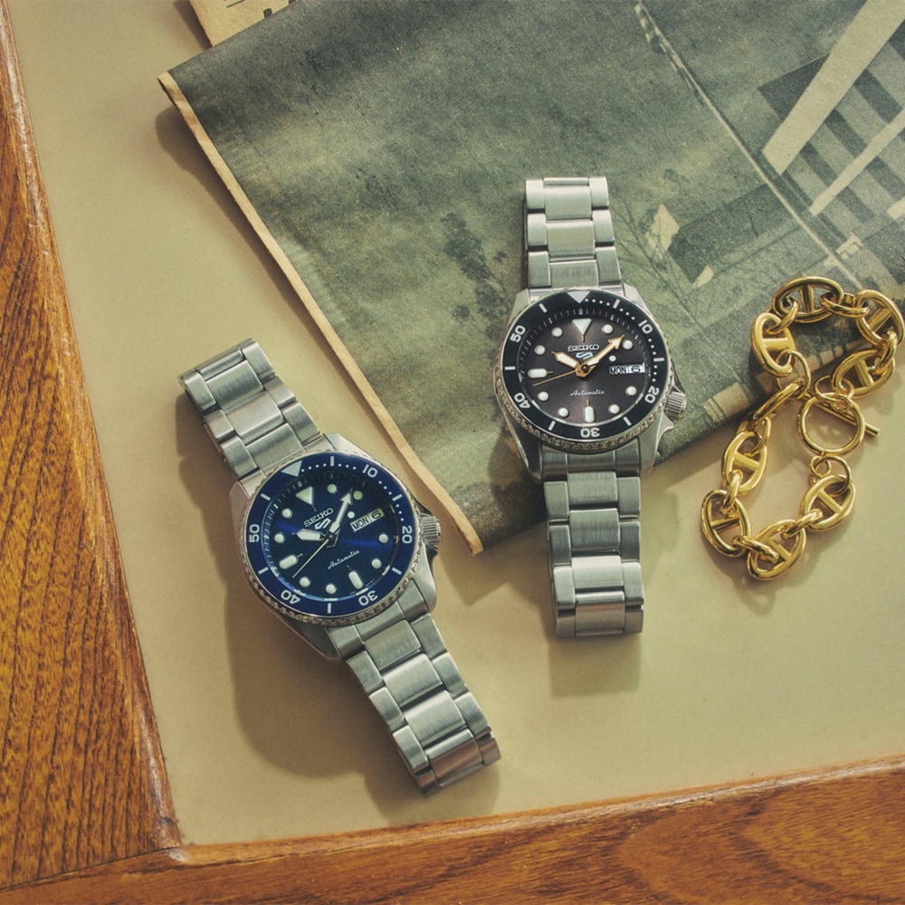 Seiko 5 Sports 5 Sports SKX 'Street Stonewash' 38mm Mens Watch Seiko 5 Sports 5 Sports SKX 'Street Stonewash' 38mm Mens Watch