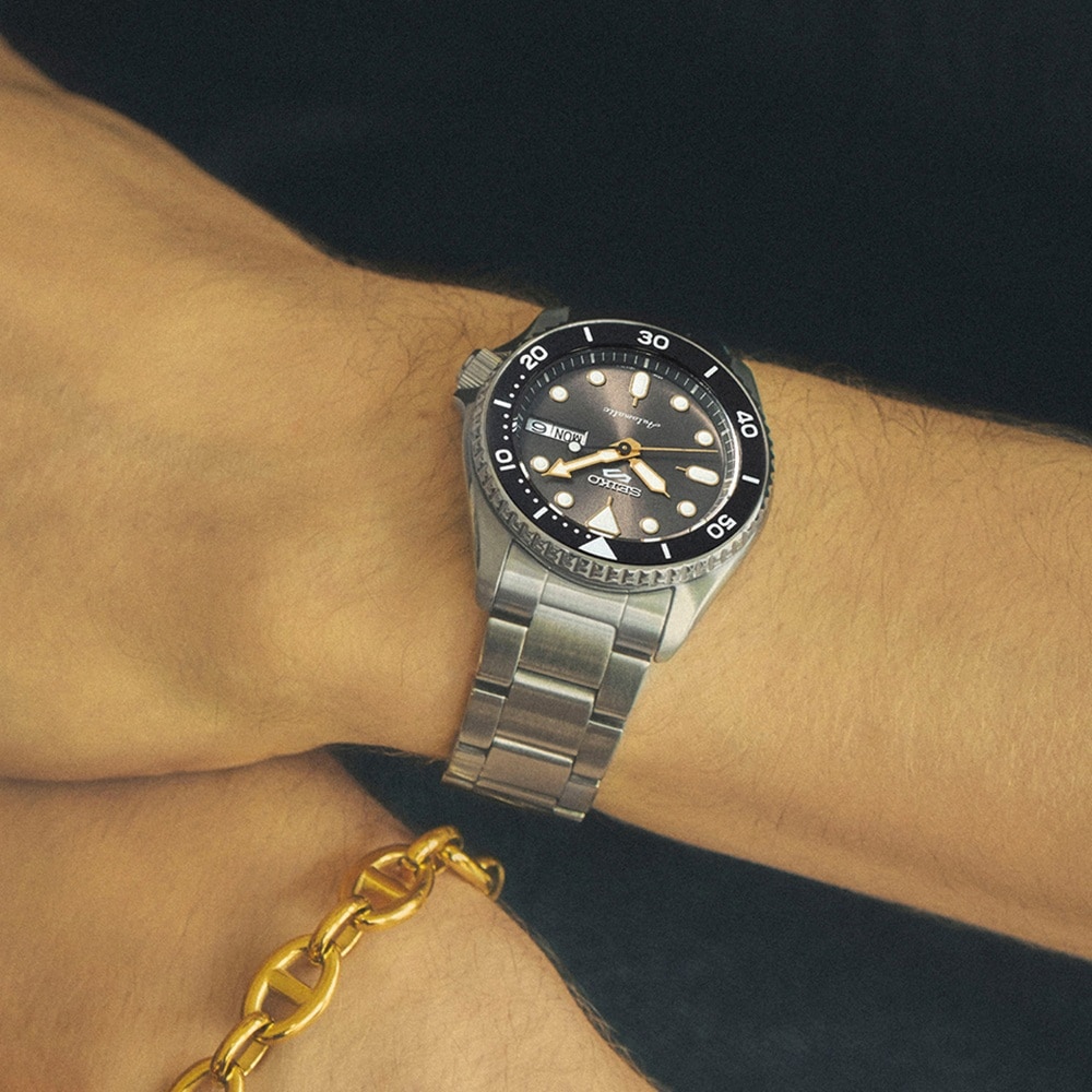 Seiko 5 Sports 5 Sports SKX 'Street Stonewash' 38mm Mens Watch Seiko 5 Sports 5 Sports SKX 'Street Stonewash' 38mm Mens Watch