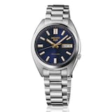 Seiko 5 Sports 5 Sports SNXS Vintage Gold Collection 37.5mm Mens Watch Blazer Blue