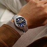 Seiko 5 Sports 5 Sports SNXS Vintage Gold Collection 37.5mm Mens Watch Blazer Blue