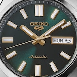 Seiko 5 Sports 5 Sports SNXS Vintage Gold Collection 37.5mm Mens Watch Green Tie