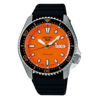 Seiko 5 Sports 5 Sports SKX Redux 'Diachi Orange' 42.5mm Mens Watch Orange
