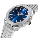 Bvlgari Stainless Steel Octo Roma 41mm Blue Dial Gents Watch
