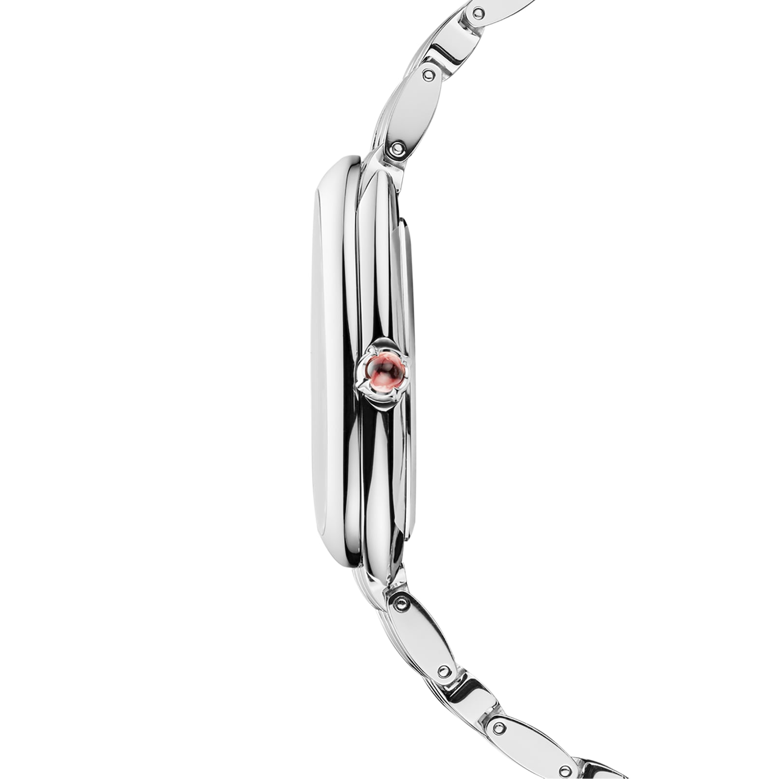 Bvlgari Stainless Steel Serpenti Seduttori 33mm White Dial Ladies Watch