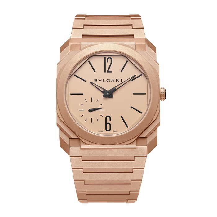 Bvlgari 18k Rose Gold Octo Finissimo 40mm Auto Gents Watch