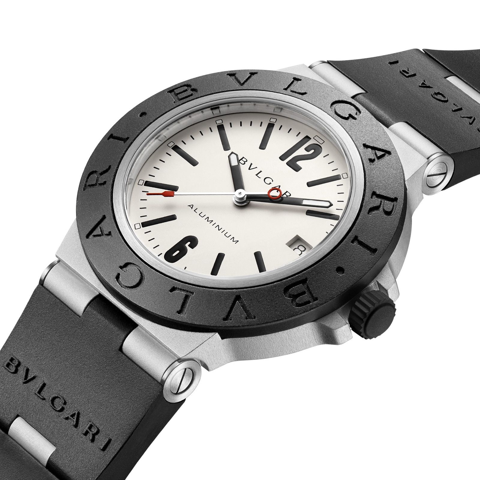 Bvlgari Aluminium Bvlgari Bvlgari 40mm Grey Dial Automatic Mens Watch