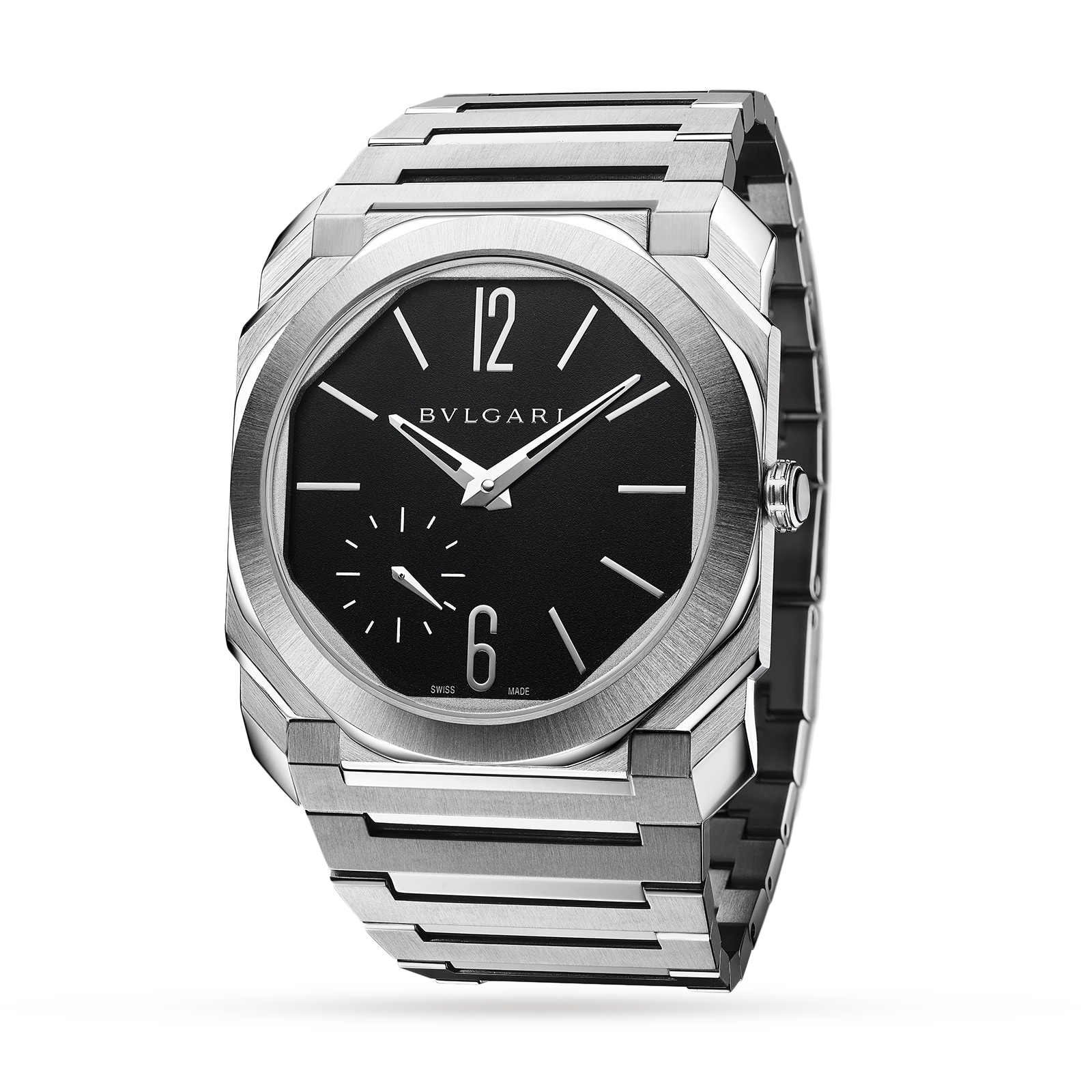 Bvlgari Octo Finissimo 40mm Black Dial Automatic Stainless Steel Mens Watch Bvlgari Octo Finissimo 40mm Black Dial Automatic Stainless Steel Mens Watch