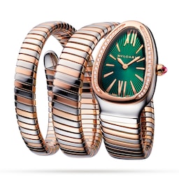 18970048 - Serpenti Tubogas 35mm Green Dial Ladies Watch