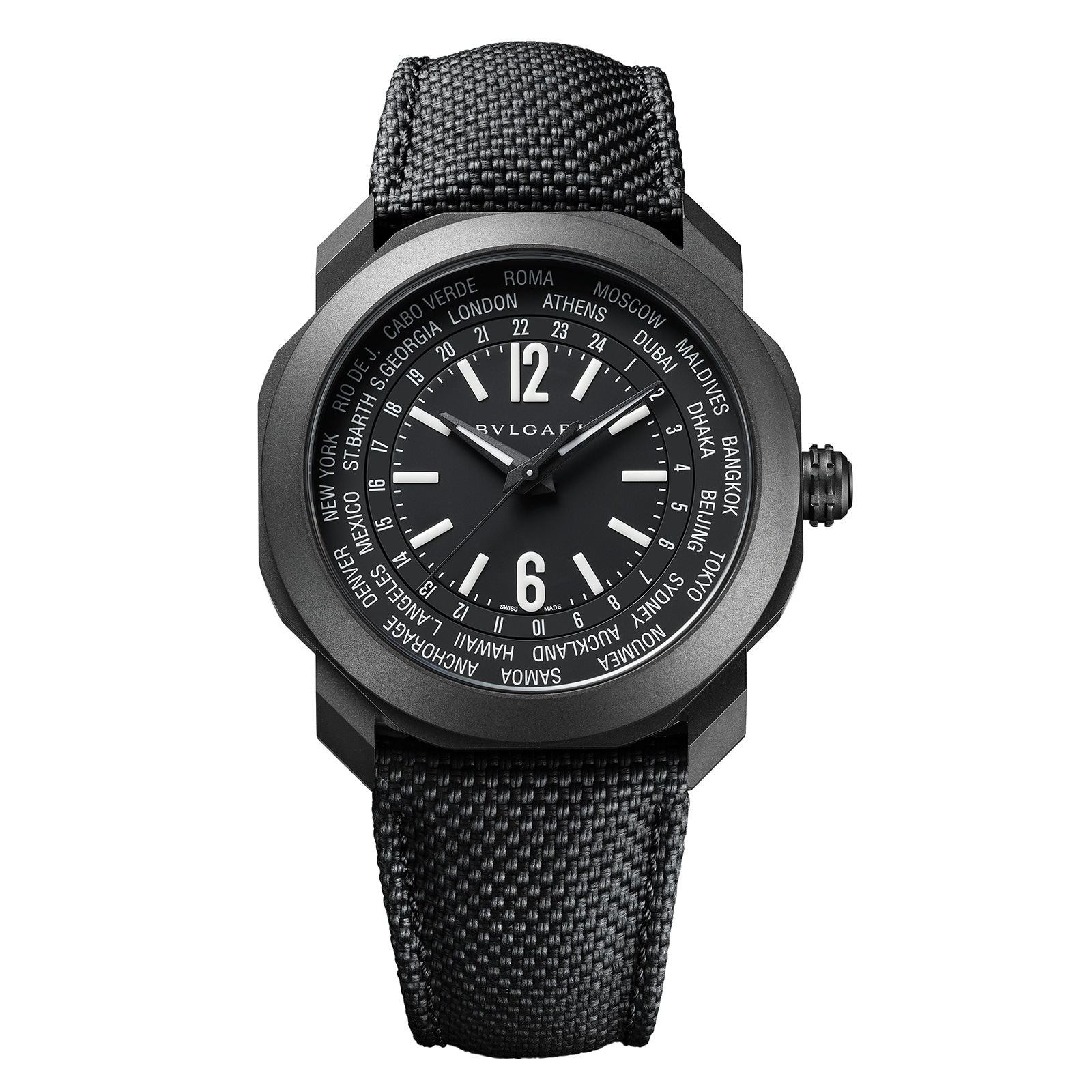 Bvlgari Bvlgari Octo Roma 41mm Black Dial Watch