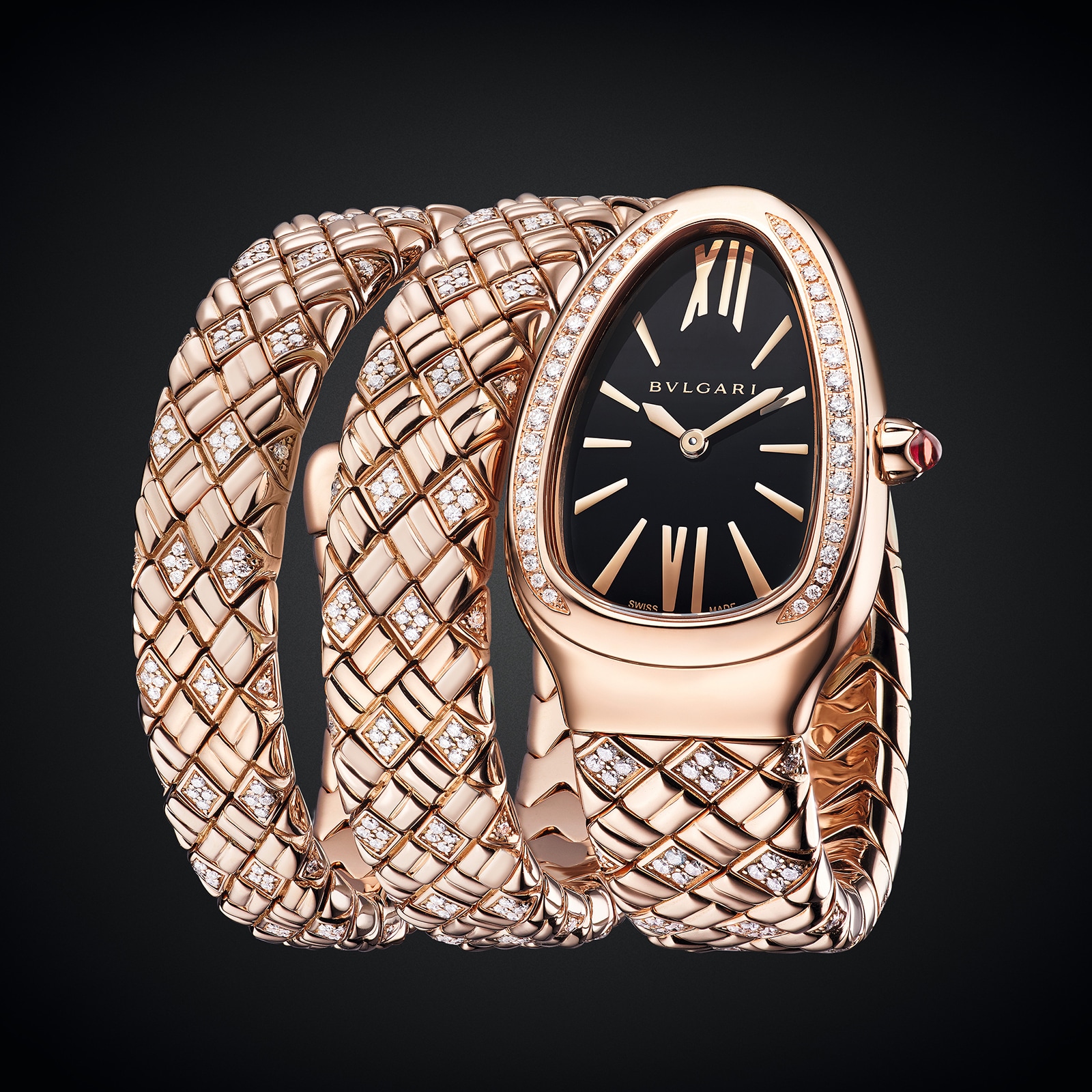 Buy the Bulgari 102420 DVP39WGD1OTGL Diva 39 mm Pink Gold Watch at a  discount price. Complete selection of Luxur… | Trendy watches, Fashion  watches, Elegant watches