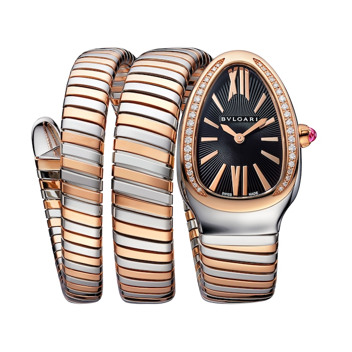 Bulgari Serpenti Tubogas - 35 mm - Rose Gold Watches