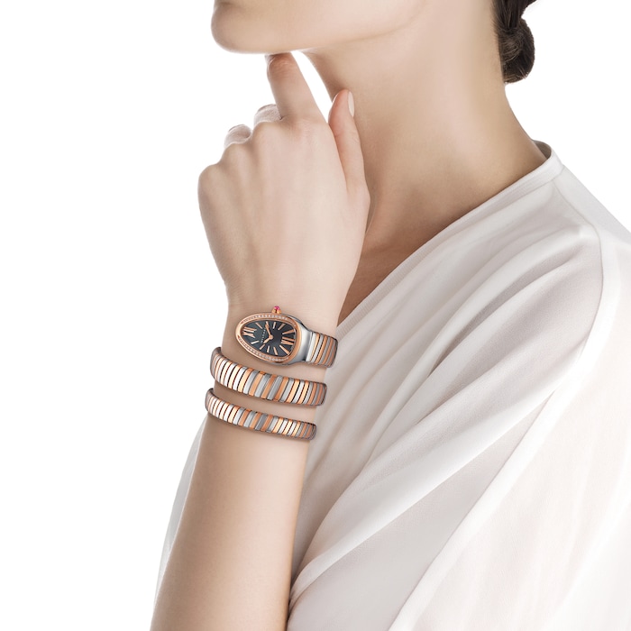 Bulgari Serpenti Tubogas - 35 mm - Rose Gold Watches