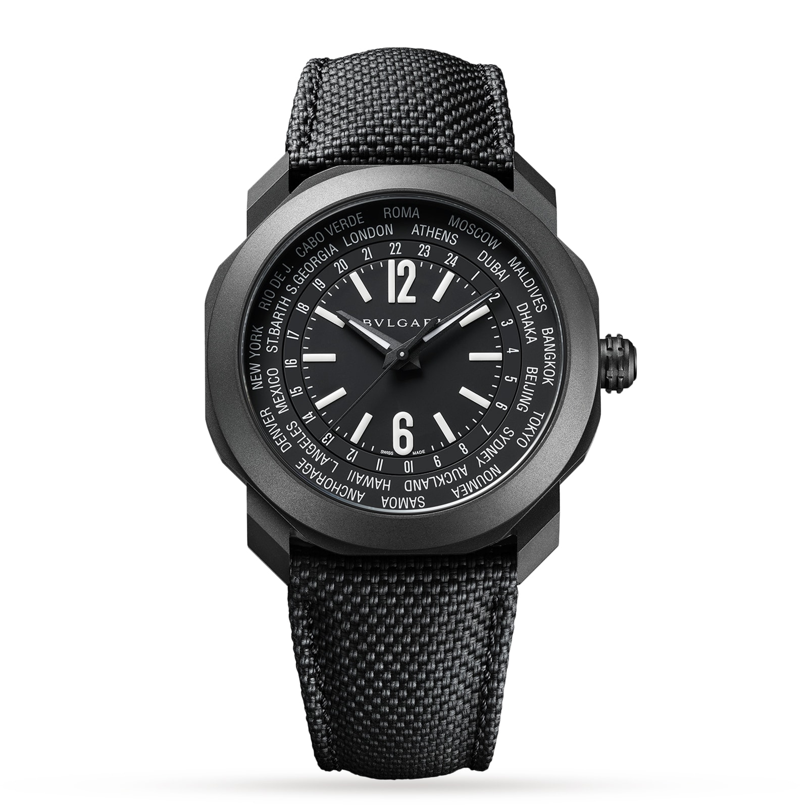 Bvlgari Bvlgari Octo Roma 41mm Black Dial Watch Bvlgari Bvlgari Octo Roma 41mm Black Dial Watch