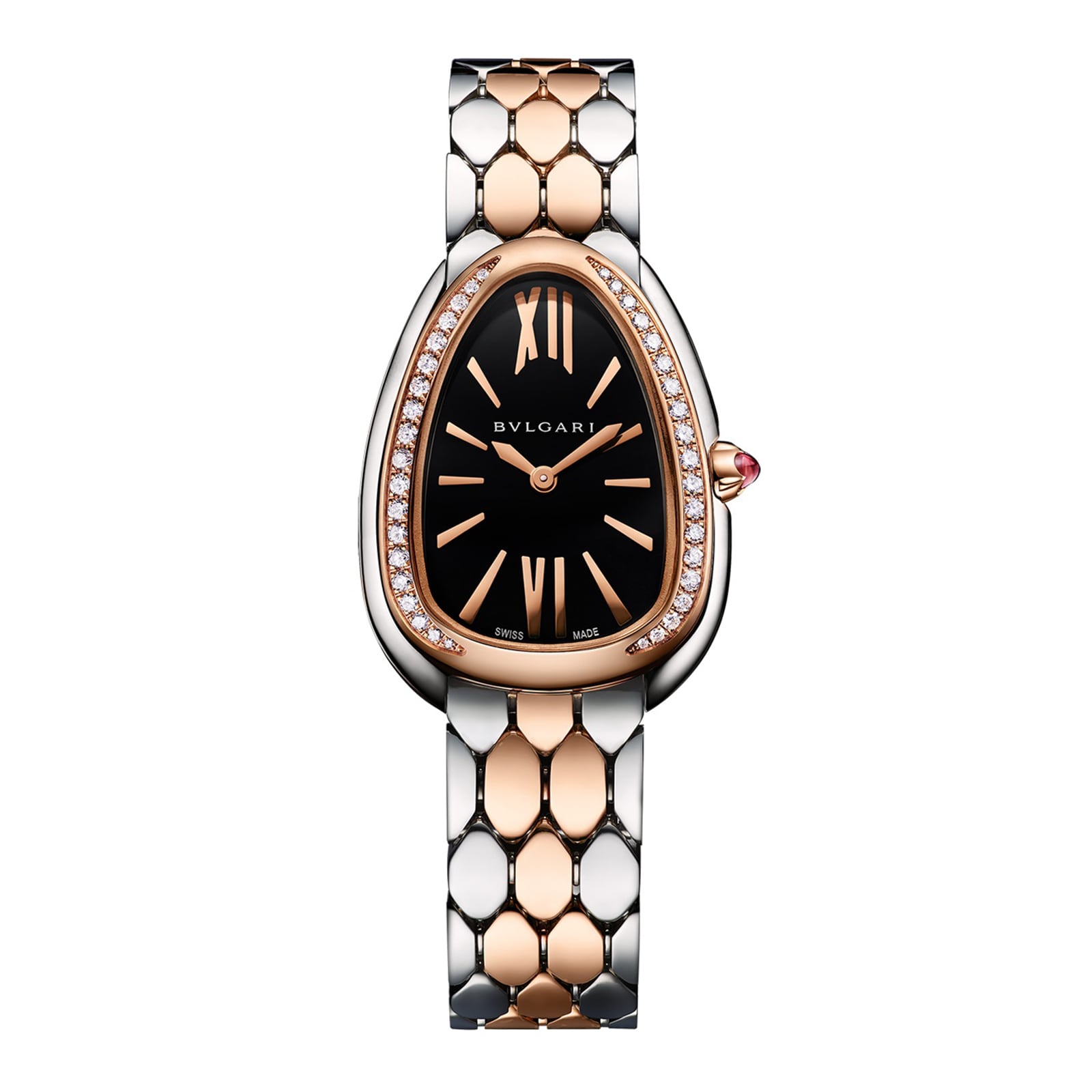 Bvlgari watch clearance black and gold