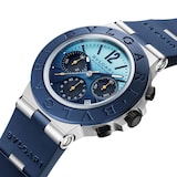 Bvlgari Aluminium Limited Edition 40mm Mens Watch Blue