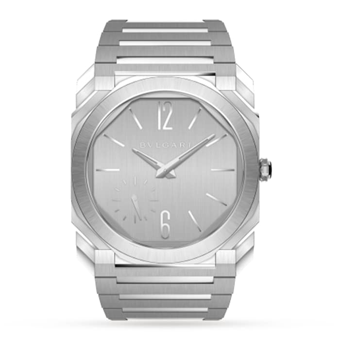 Bvlgari Stainless Steel Octo Finissimo 40mm Grey Dial Automatic Gents Watch