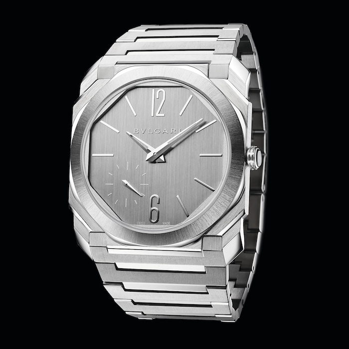 Bvlgari Stainless Steel Octo Finissimo 40mm Grey Dial Automatic Gents Watch