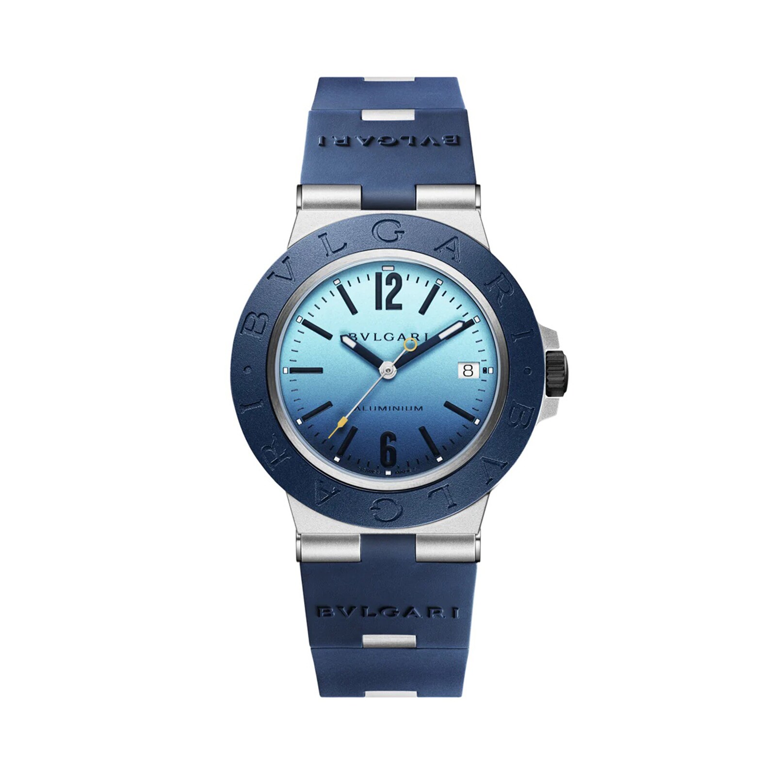 Bvlgari Aluminium Capri Limited Edition 40mm Mens Watch Blue Bvlgari Aluminium Capri Limited Edition 40mm Mens Watch Blue