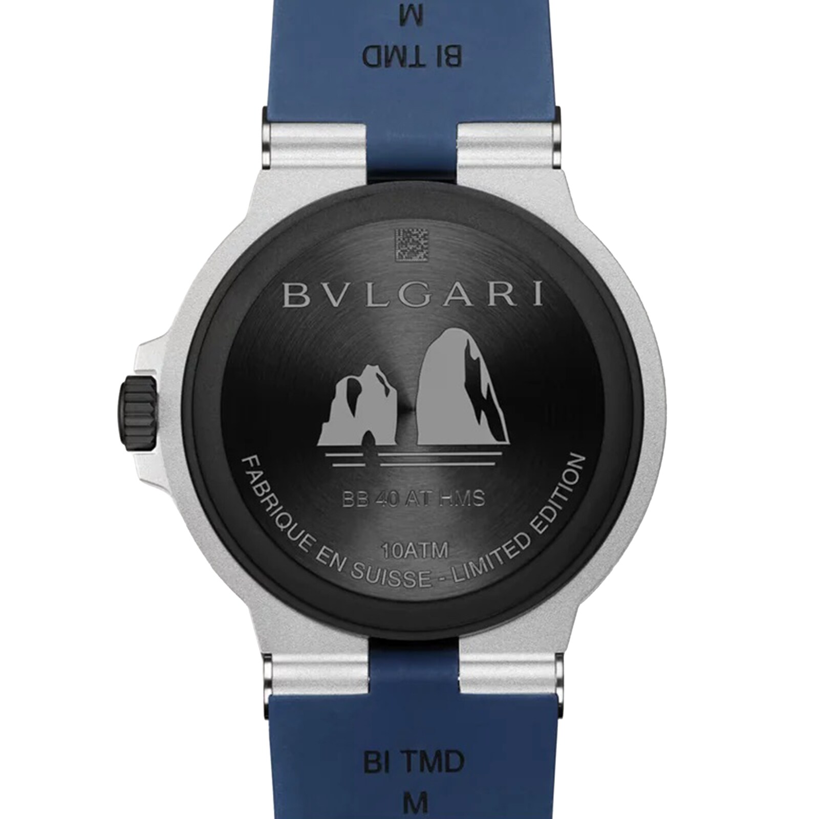 Bvlgari Aluminium Capri Limited Edition 40mm Mens Watch Blue Bvlgari Aluminium Capri Limited Edition 40mm Mens Watch Blue