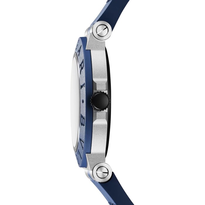 Bvlgari Aluminium Capri Limited Edition 40mm Mens Watch Blue