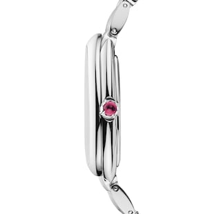 Bvlgari Stainless Steel Serpenti Seduttori 33mm Black Dial Ladies Watch