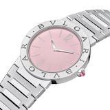Bvlgari Stainless Steel Bvlgari Bvlgari Limited Edition 33mm Pink Dial Ladies Watch
