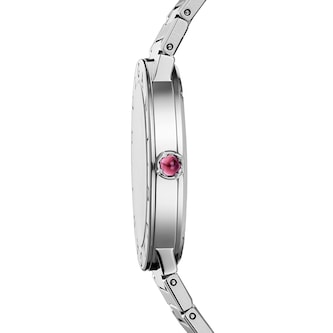 Bvlgari Stainless Steel Bvlgari Bvlgari 33mm Pink Dial Ladies Watch