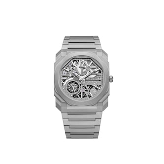 Bvlgari Titanium Octo Finissimo 40mm Skeleton Dial Gents Watch Bvlgari Titanium Octo Finissimo 40mm Skeleton Dial Gents Watch