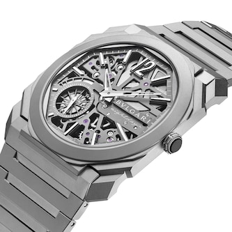 Bvlgari Titanium Octo Finissimo 40mm Skeleton Dial Gents Watch Bvlgari Titanium Octo Finissimo 40mm Skeleton Dial Gents Watch
