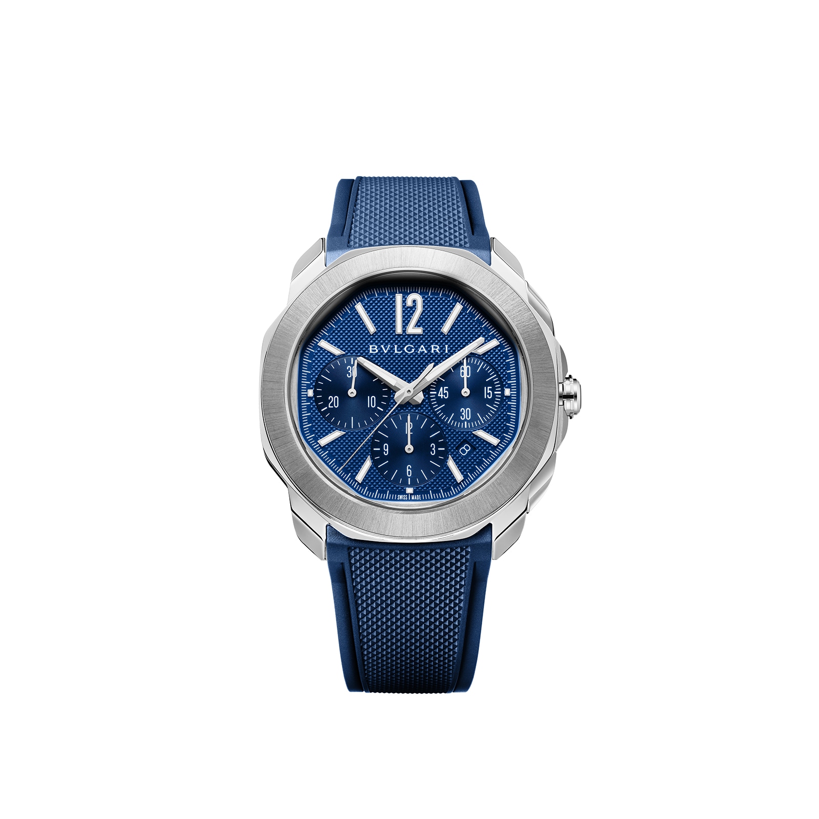 Bvlgari Octo Roma 42mm Mens Watch Blue