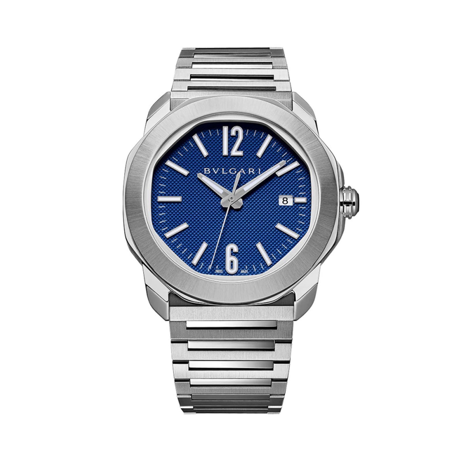 Bvlgari Octo Roma 41mm Mens Watch Blue