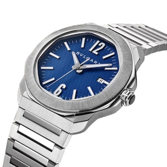 Bvlgari Octo Roma 41mm Mens Watch Blue