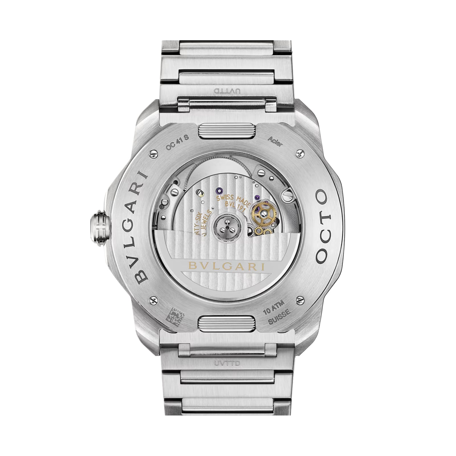 Bvlgari Octo Roma 41mm Mens Watch Blue Bvlgari Octo Roma 41mm Mens Watch Blue