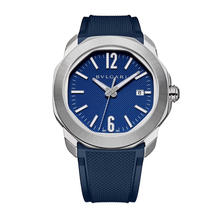 Bvlgari Octo Roma 41mm Mens Watch Blue