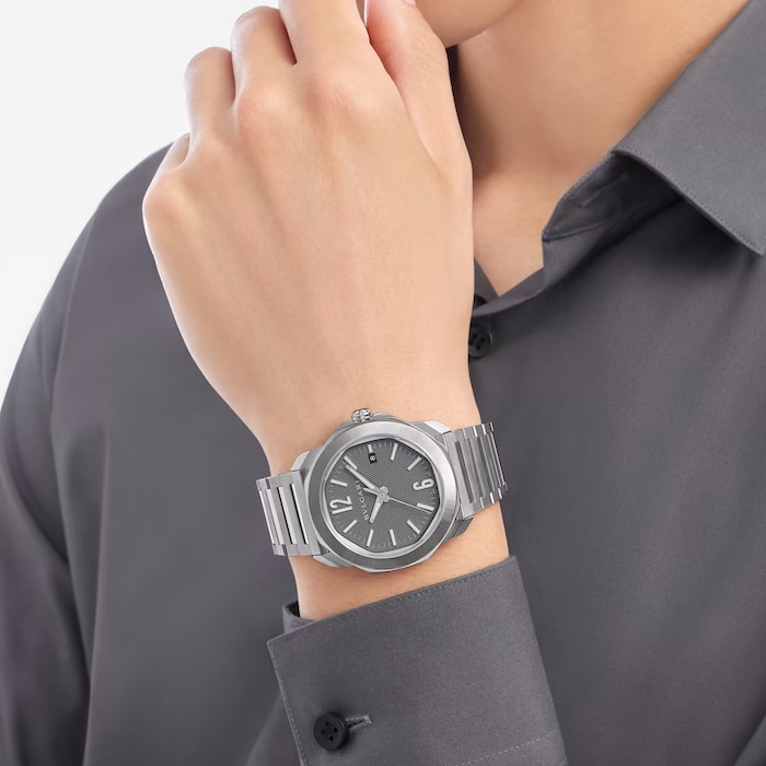 Bvlgari Octo Roma 41mm Mens Watch Grey