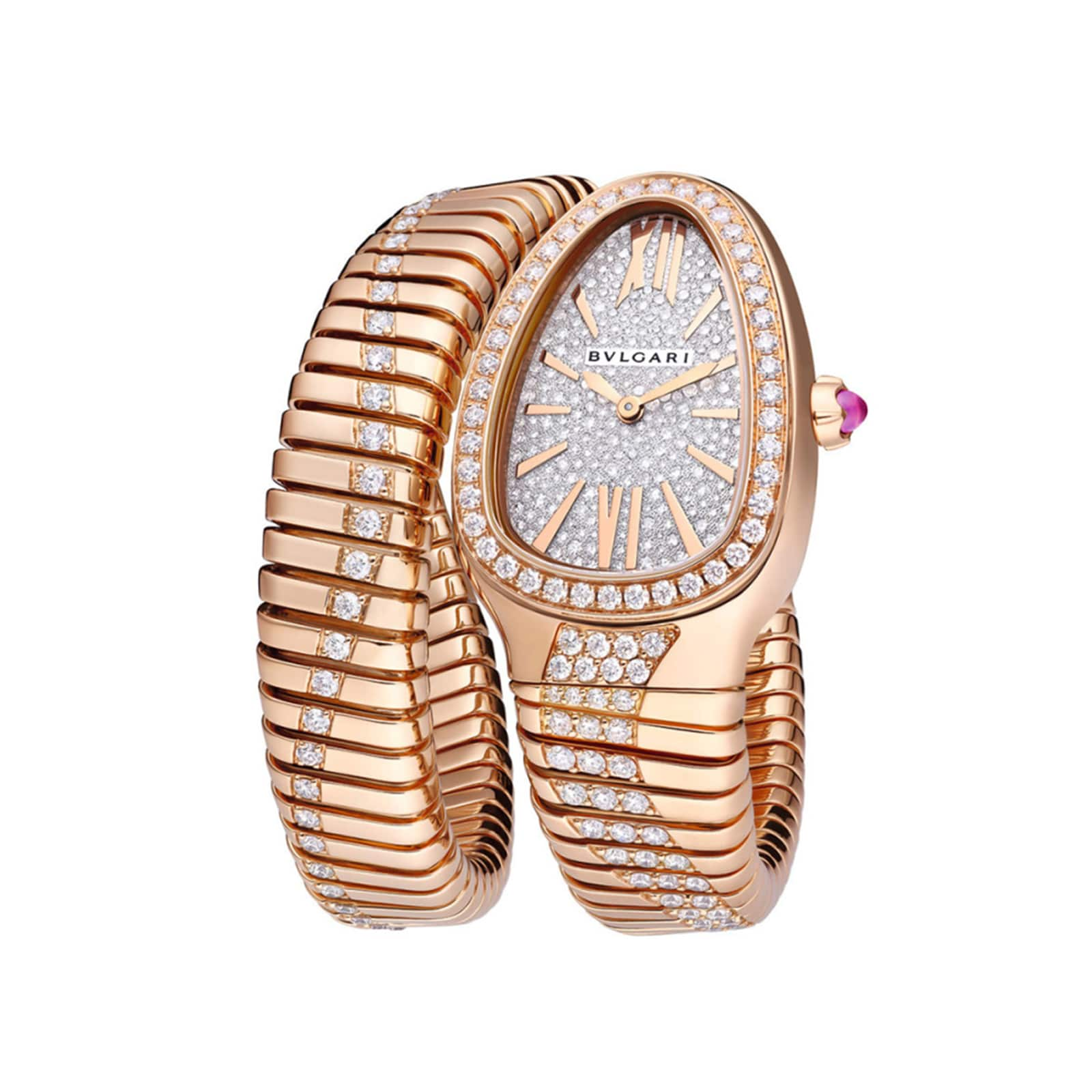 Bvlgari Serpenti Tubogas 35mm Ladies Watch Diamond