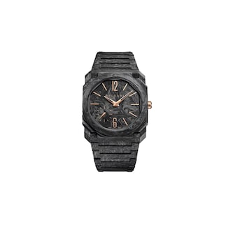 Bvlgari Carbon & 18K Rose Gold Octo Finissimo Watch