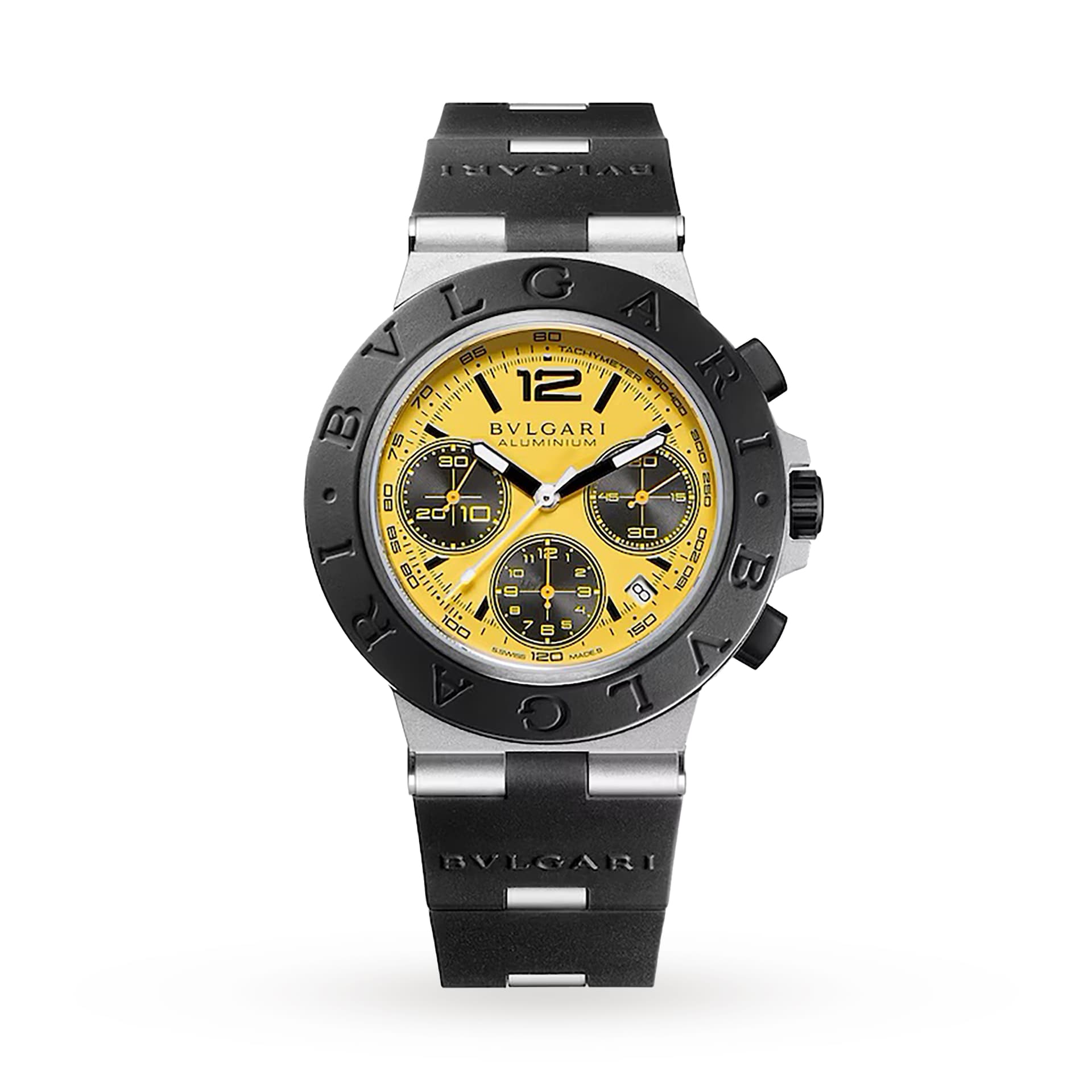 BVLGARI Bvlgari Aluminium X Gran Turismo 41mm Limited Edition Mens Watch Yellow BVLGARI Bvlgari Aluminium X Gran Turismo 41mm Limited Edition Mens Watch Yellow
