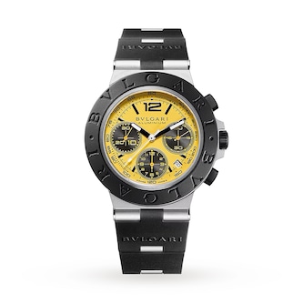 BVLGARI Bvlgari Aluminium X Gran Turismo 41mm Limited Edition Mens Watch Yellow
