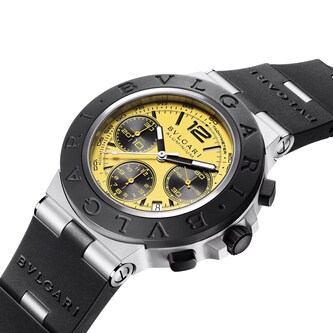 BVLGARI Bvlgari Aluminium X Gran Turismo 41mm Limited Edition Mens Watch Yellow