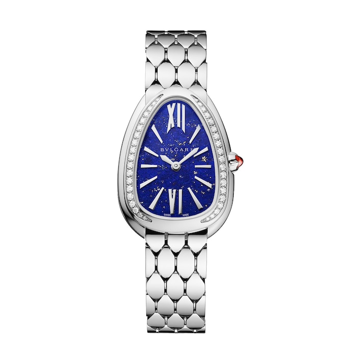 Bvlgari Serpenti Seduttori 33mm Limited Edition Watches Of Switzerland Centenary Ladies Watch Blue