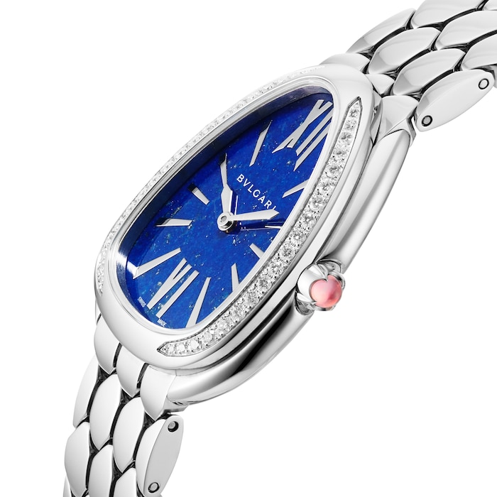 Bvlgari Serpenti Seduttori 33mm Limited Edition Watches Of Switzerland Centenary Ladies Watch Blue