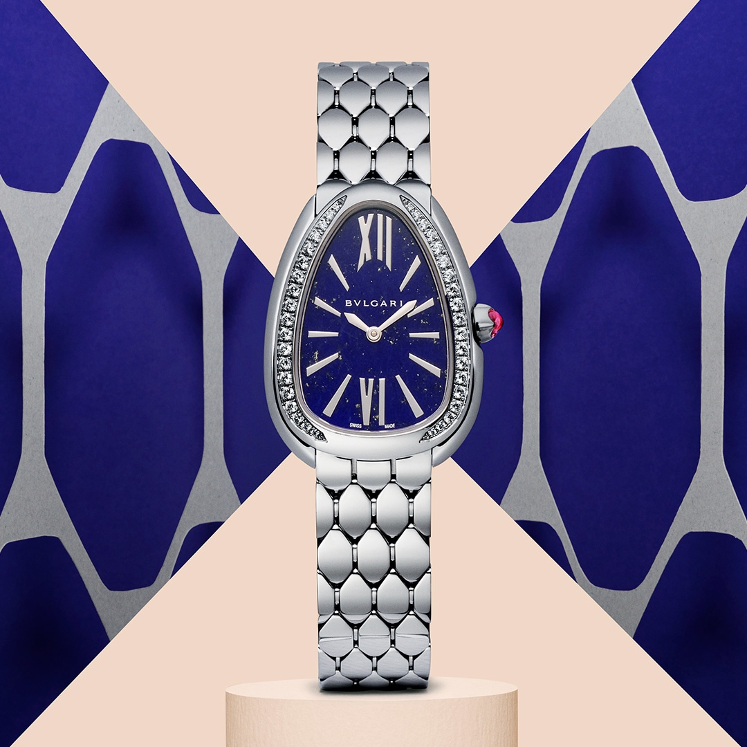 Bvlgari Serpenti Seduttori 33mm Limited Edition Watches Of Switzerland Centenary Ladies Watch Blue Bvlgari Serpenti Seduttori 33mm Limited Edition Watches Of Switzerland Centenary Ladies Watch Blue