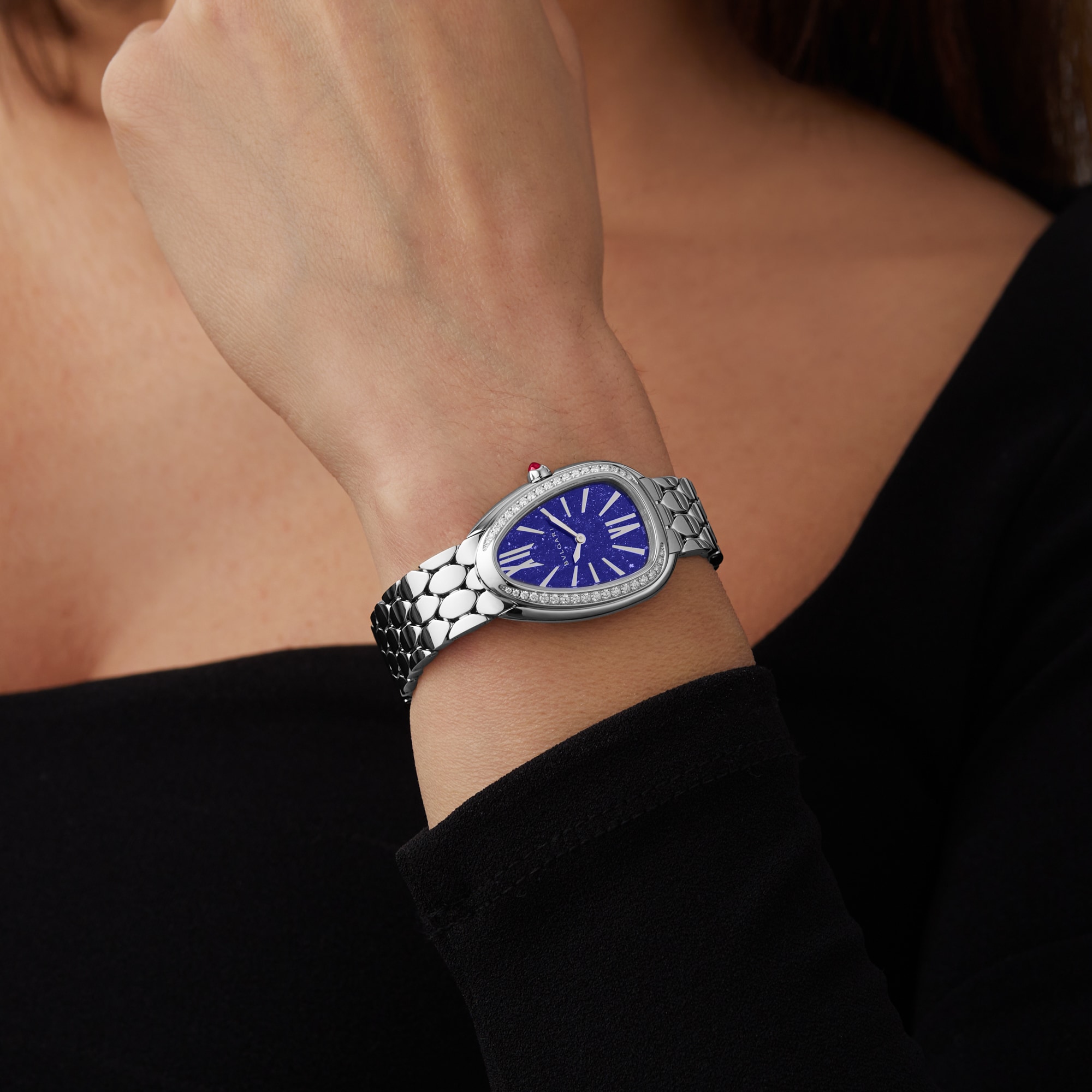 Bvlgari Serpenti Seduttori 33mm Limited Edition Watches Of Switzerland Centenary Ladies Watch Blue Bvlgari Serpenti Seduttori 33mm Limited Edition Watches Of Switzerland Centenary Ladies Watch Blue
