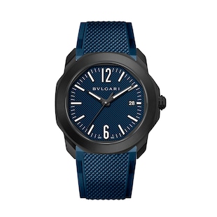 Bvlgari Octo Roma 41mm Limited Edition Watches Of Switzerland Group Centenary Mens Watch Blue