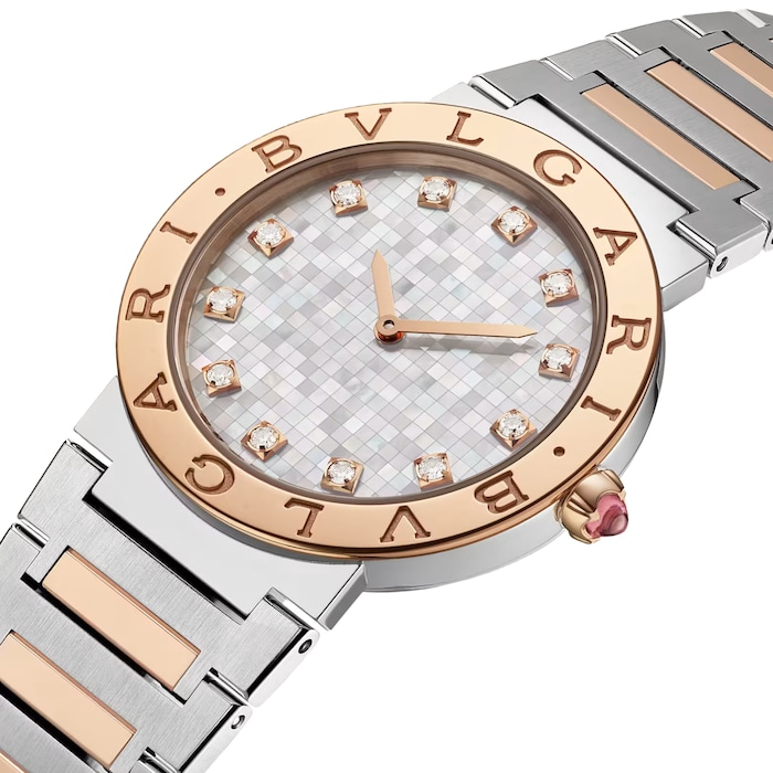 Bvlgari Bvlgari Bvlgari X Lisa 33mm Limited Edition Ladies Watch Mother Of Pearl